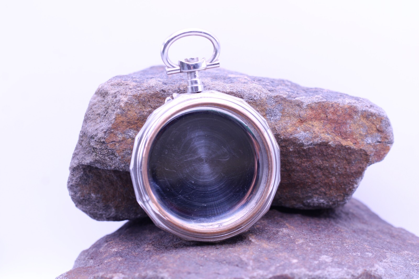 SWISS ARGENTAN WINDING CYLINDER TEN JEWELS POCKET WATCH CASE NOS 47.5mm (DL)