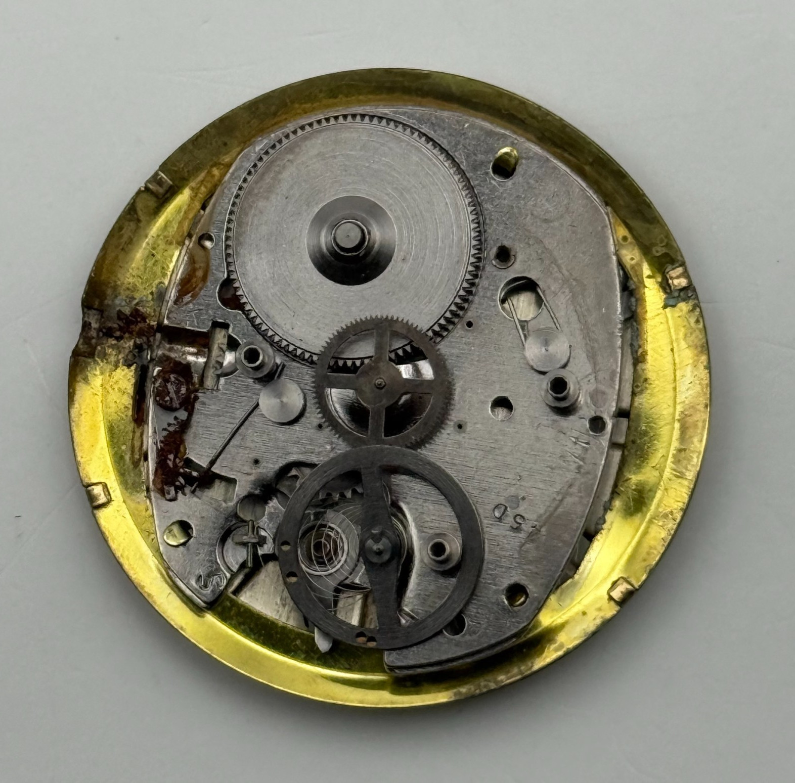 Timex 450 Watch Movement 1976 Dial Great Britain Vintage Parts Repair 20.7mm
