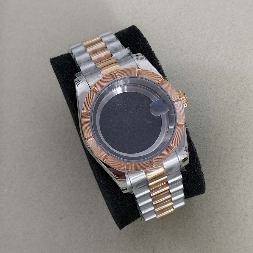 39mm/36mm Sapphire Crystal Watch Case with Watch Strap For NH35/NH36/7S Movement