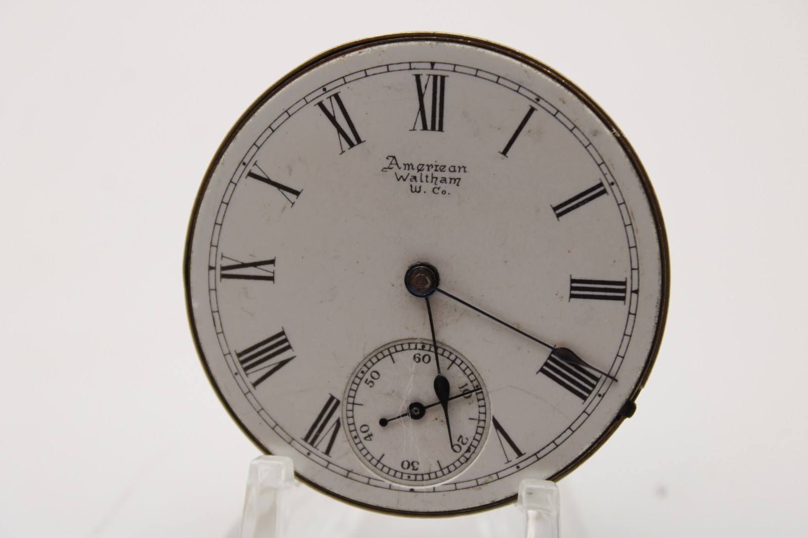 1891 WALTHAM POCKET WATCH MOVEMENT 4972219 GRADE: 8 14s 7j (QS3)