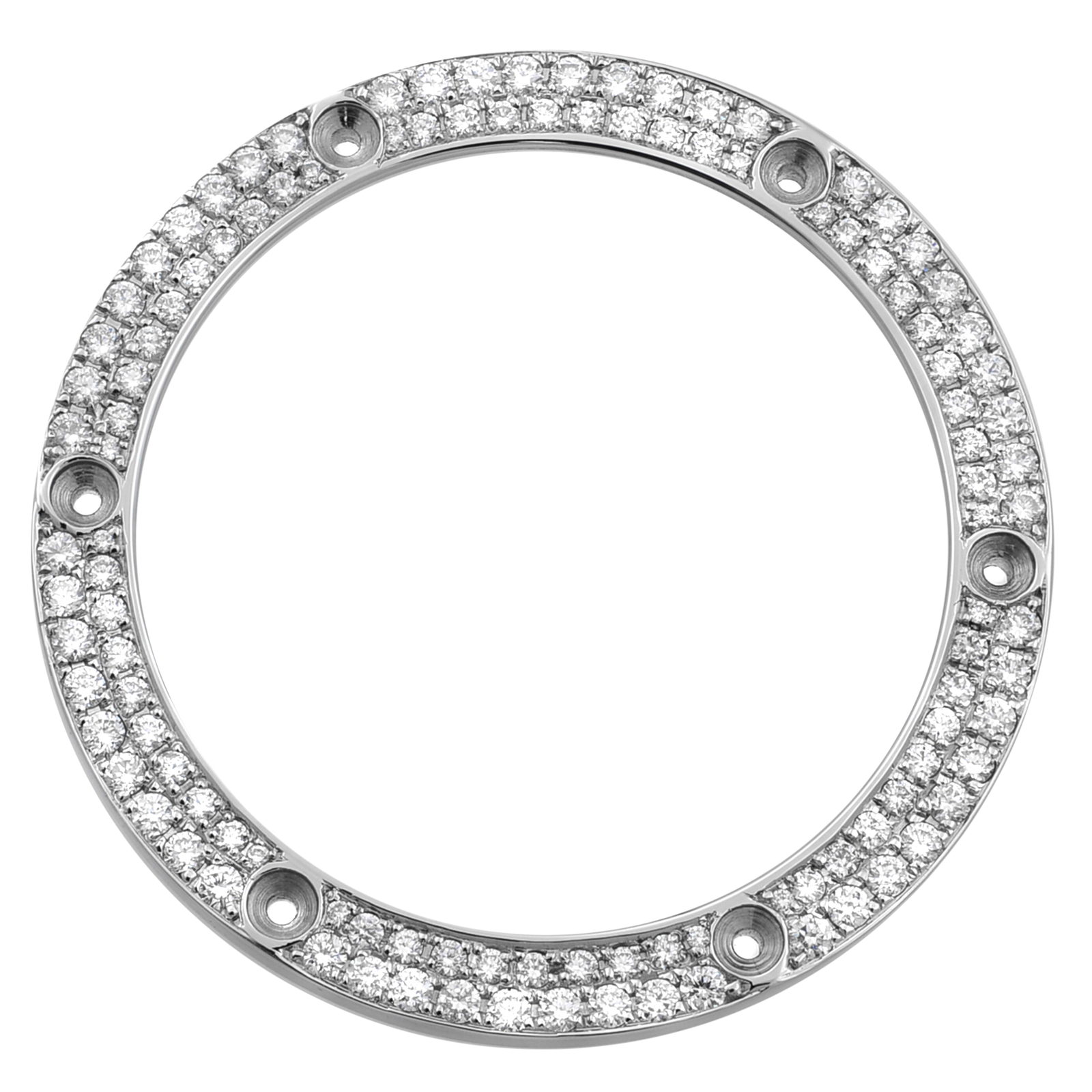 Hublot 42mm 2.5 Cttw Custom Diamond Steel Bezel for Big Bang Watch Models