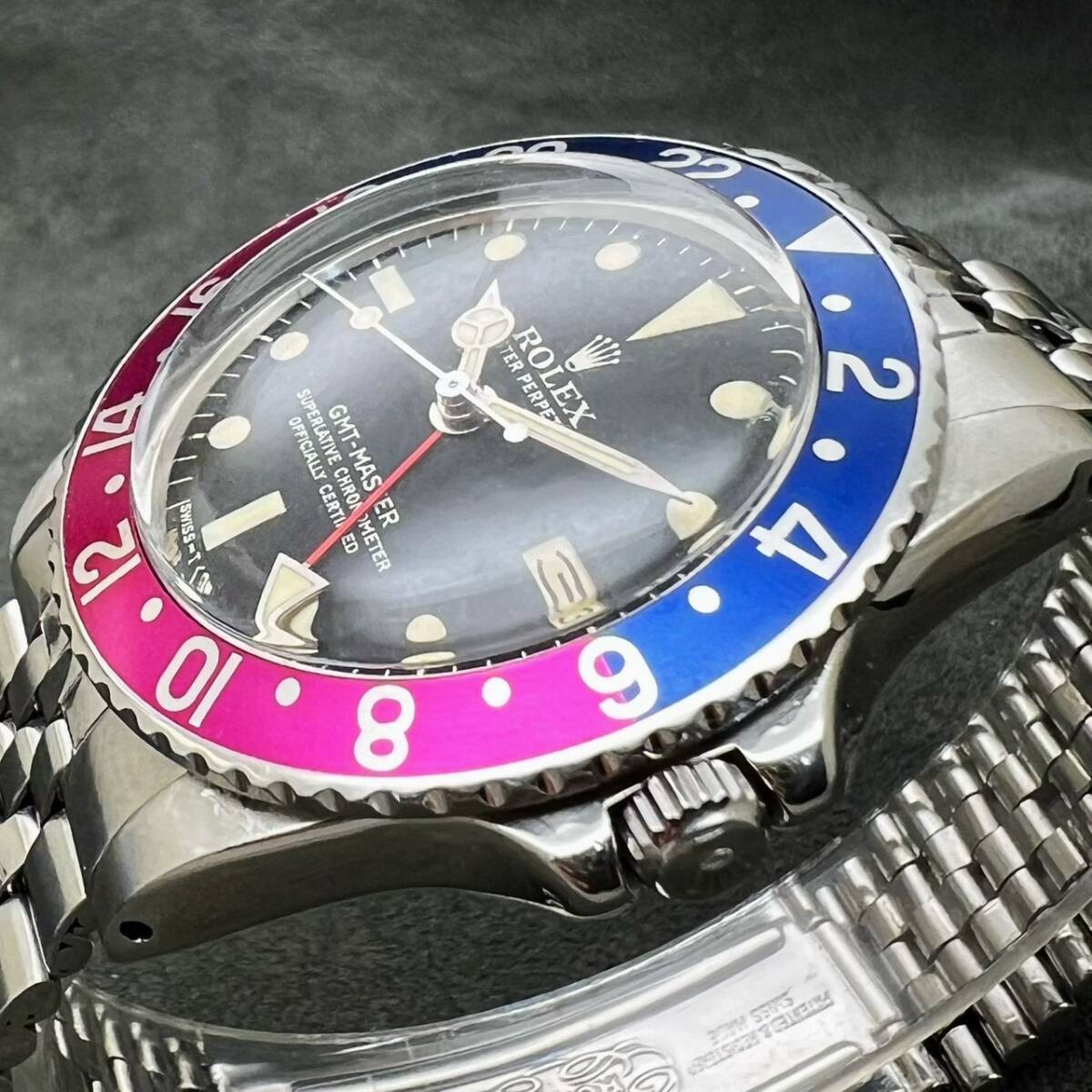 Rolex GMT-Master Bezel Insert Ref. 1675 Fuchsia Aftermarket Used