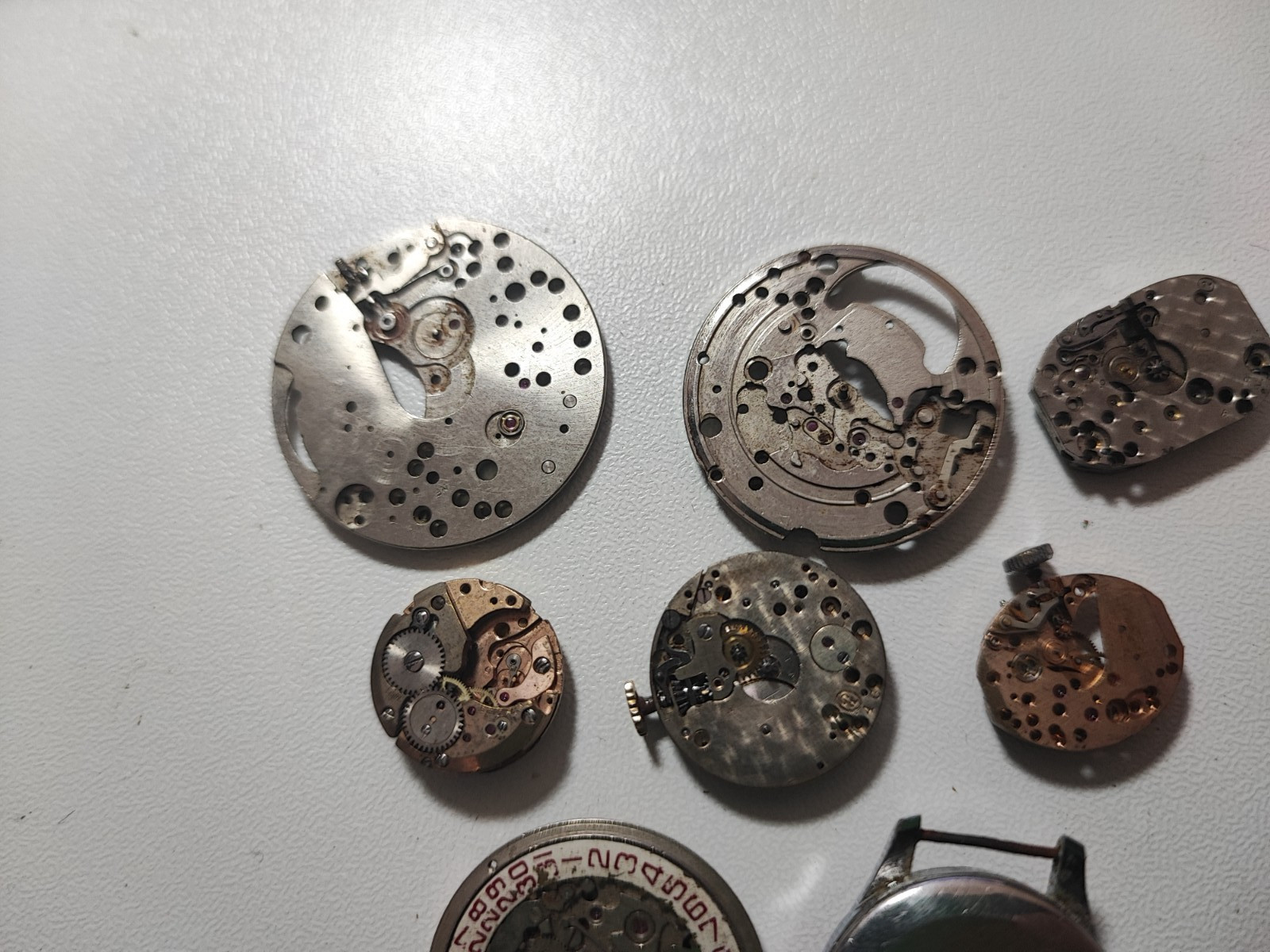 mix AS Watch Main Plate movement lot as 1791/93 AS 1726 AS 1677 AS 46 others