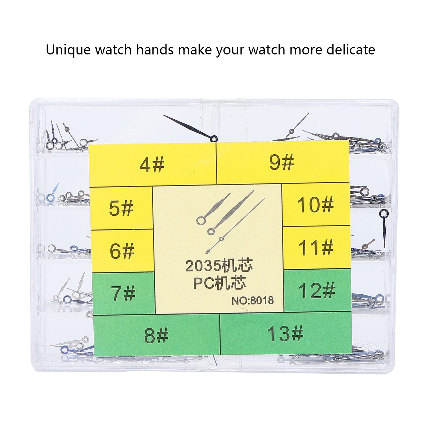 Quartz Watch Hour Minute Hands Replacement Watch Hands For Watch Movement (Blue)