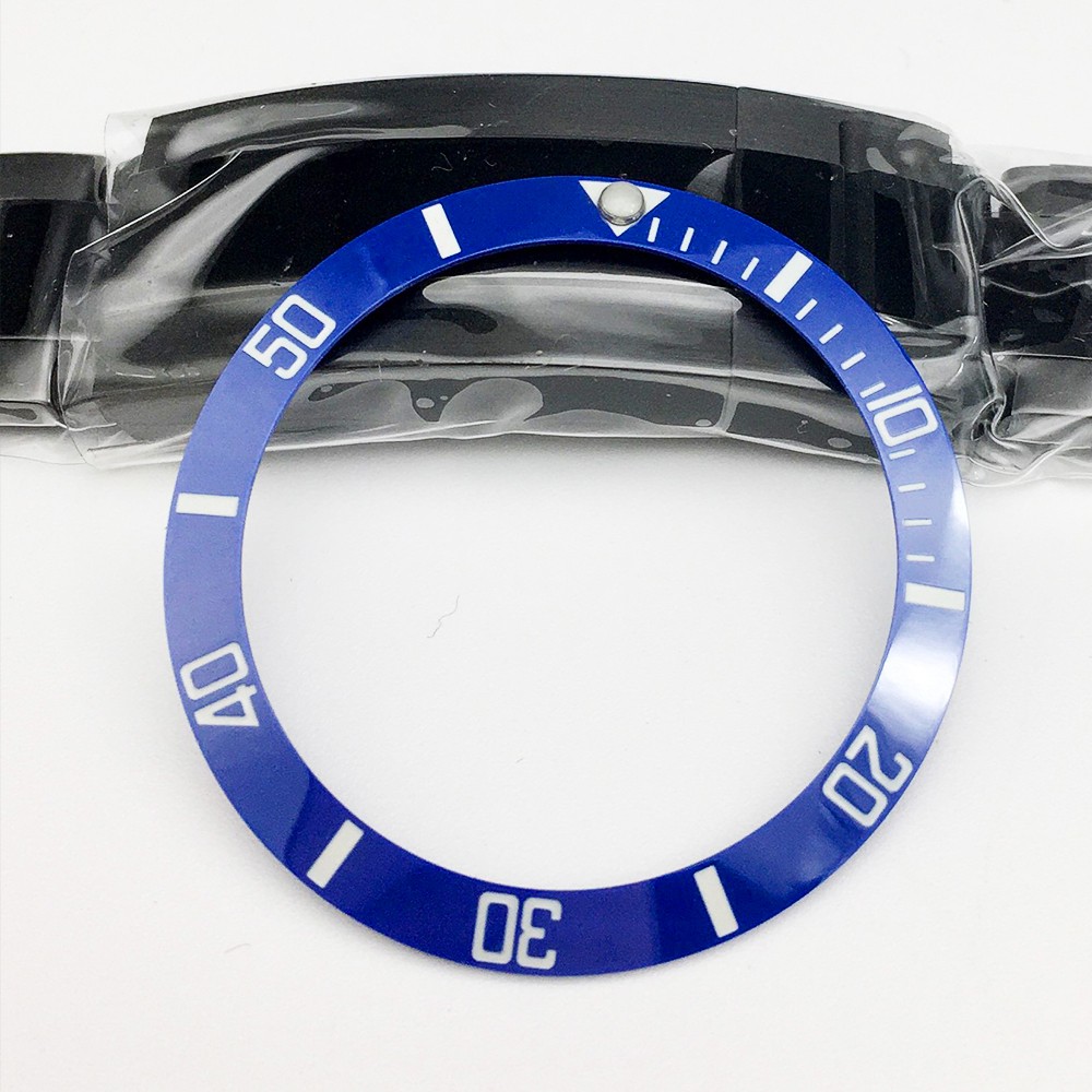 38mm*30.8mm Luminous ceramic watch bezel SUB bezel GMT Fit SKX007/009
