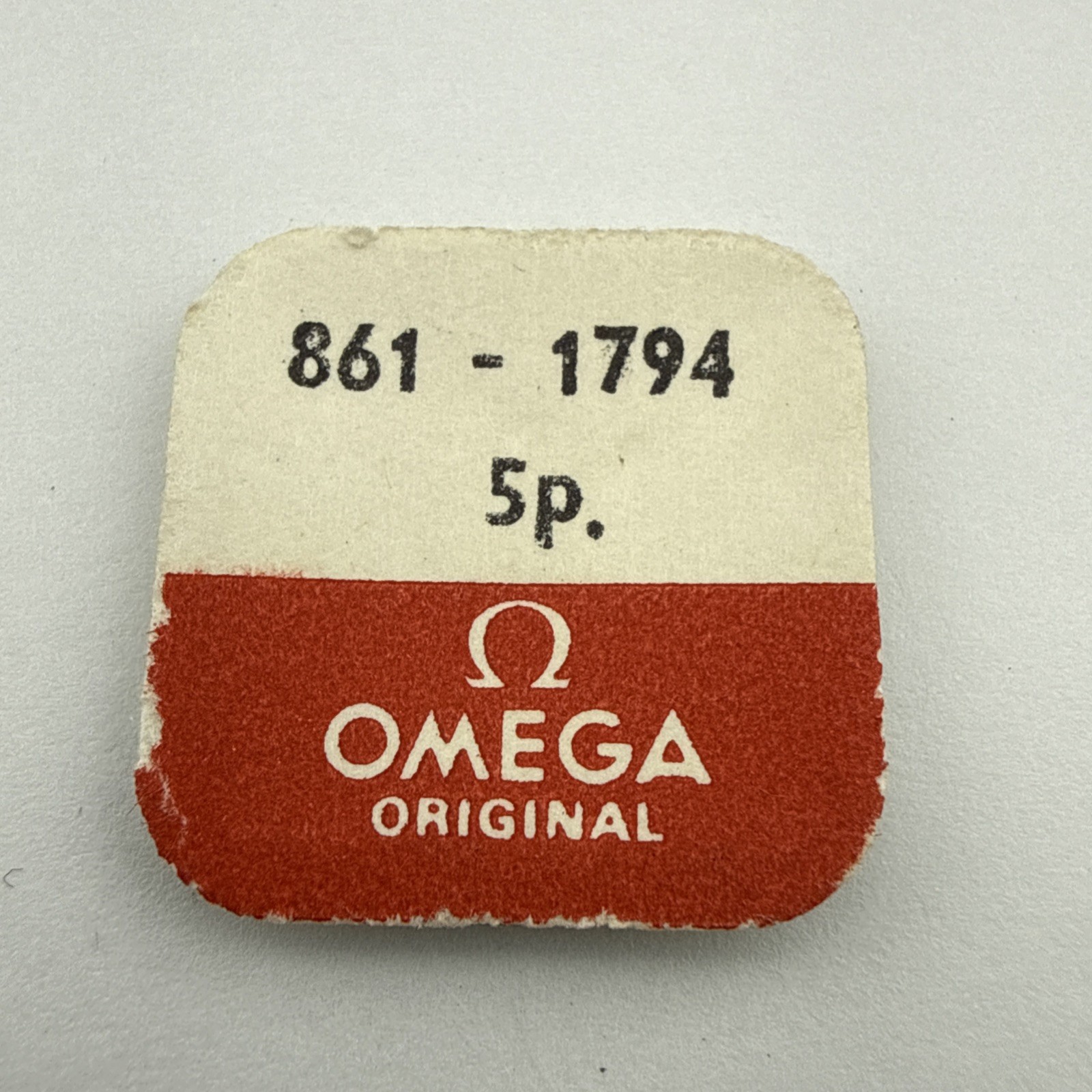 Omega 861 1794 Hour Hammer Spring Part ( 1 Piece Only )NOS New Old Stock Part