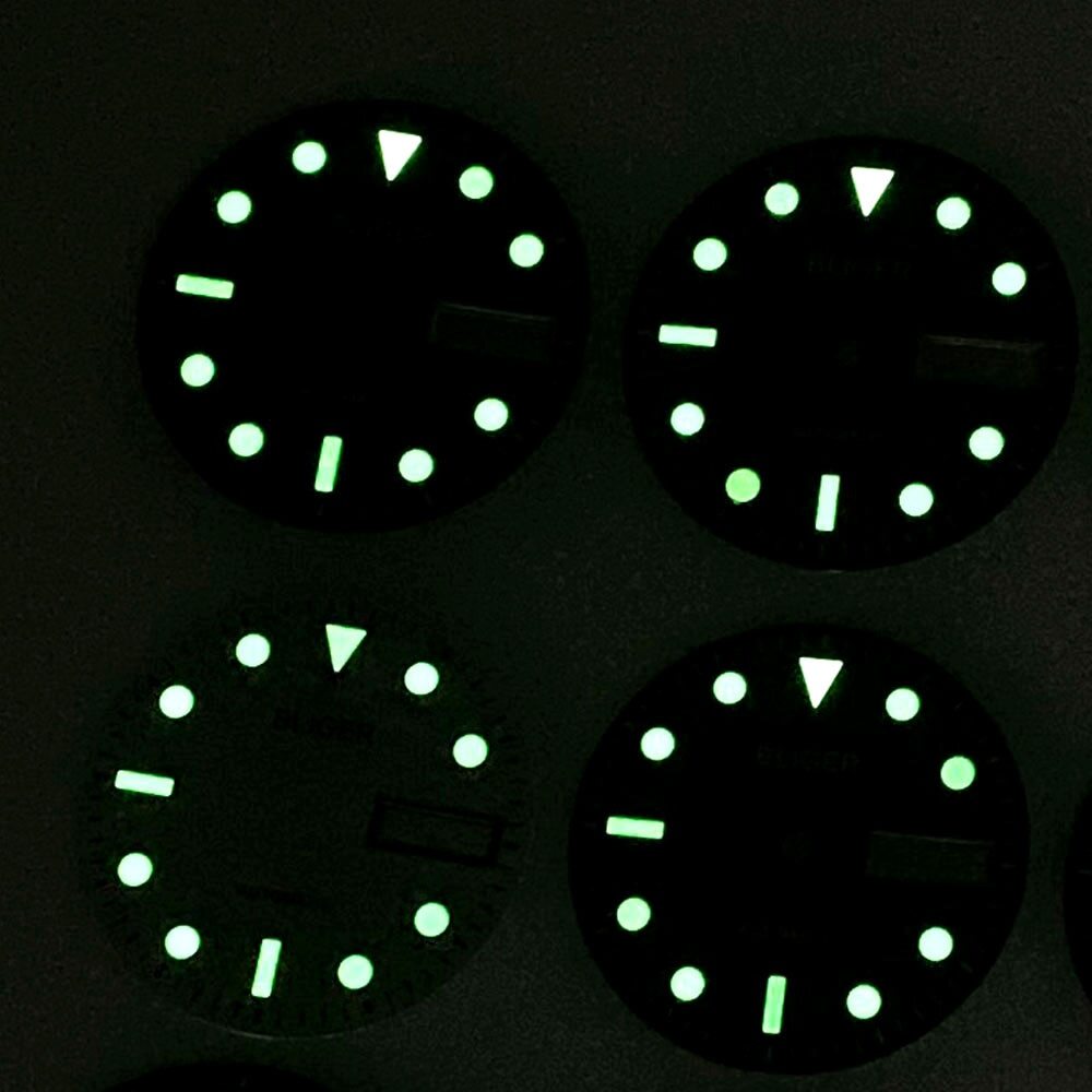 Watch Dial 29mm Spare Parts With Hands Fit NH36/NH36A Date/Day Calendar Window