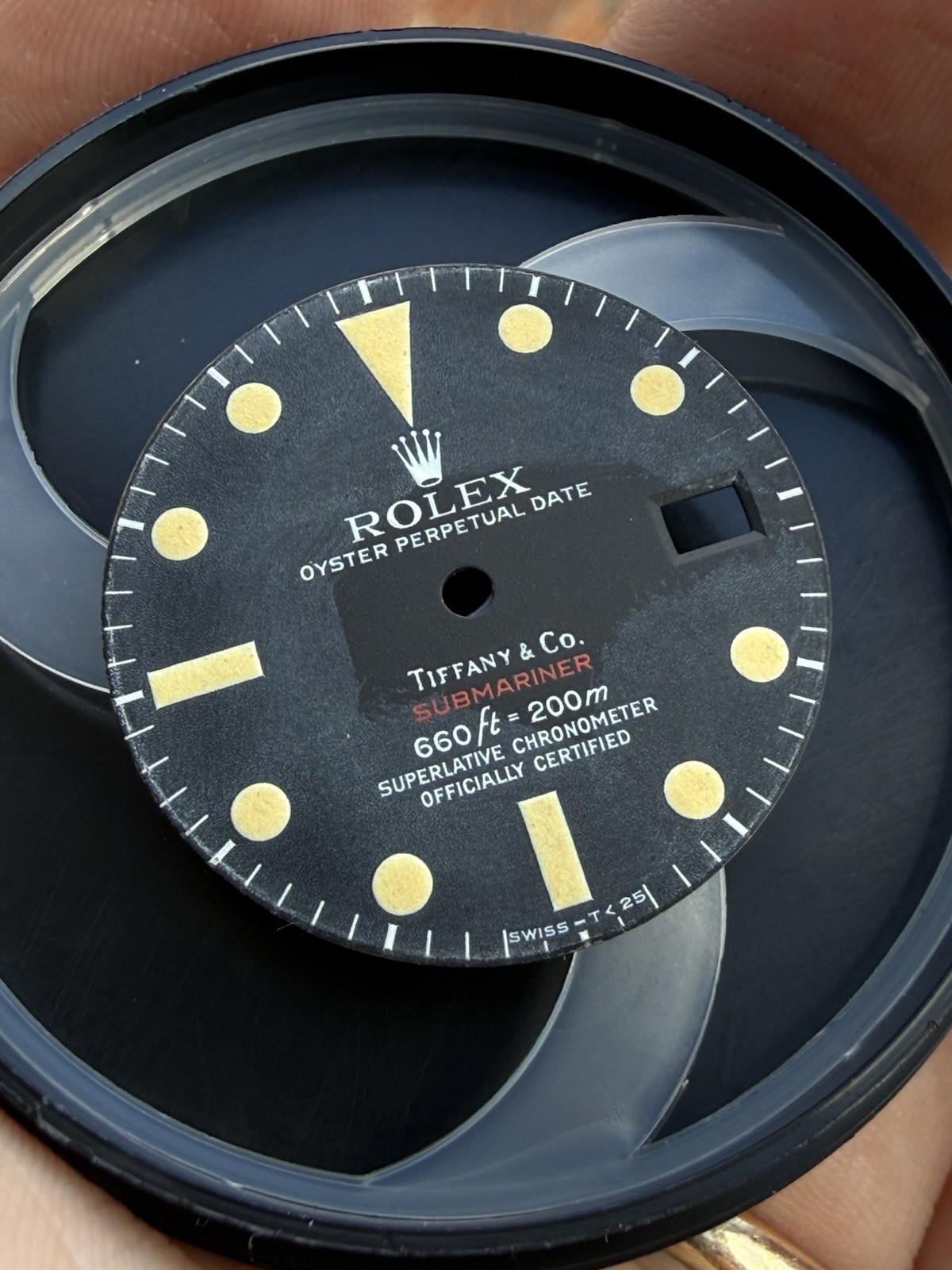 Rolex Submariner 1680 Red MK V Dial GENUINE Tiffany & Co Double Stamped RARE