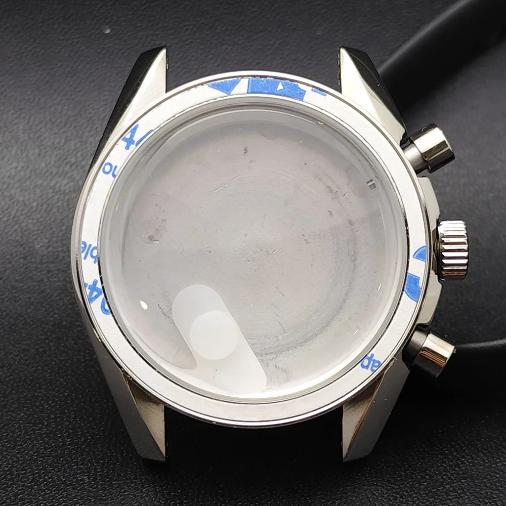 39.7Mm Men’S Watches Metal Case FIT VK63 Movement Watch Case Accessories Sapphir