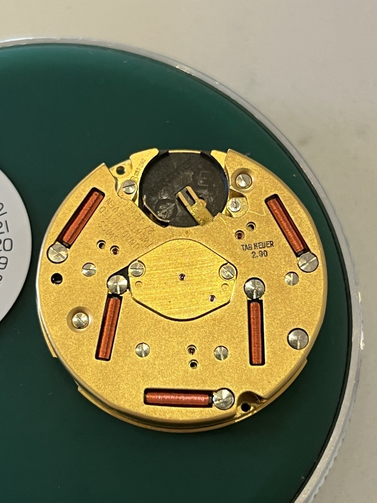 ETA 251.262 Quartz 27j Watch Movement Tag Heuer 2.90