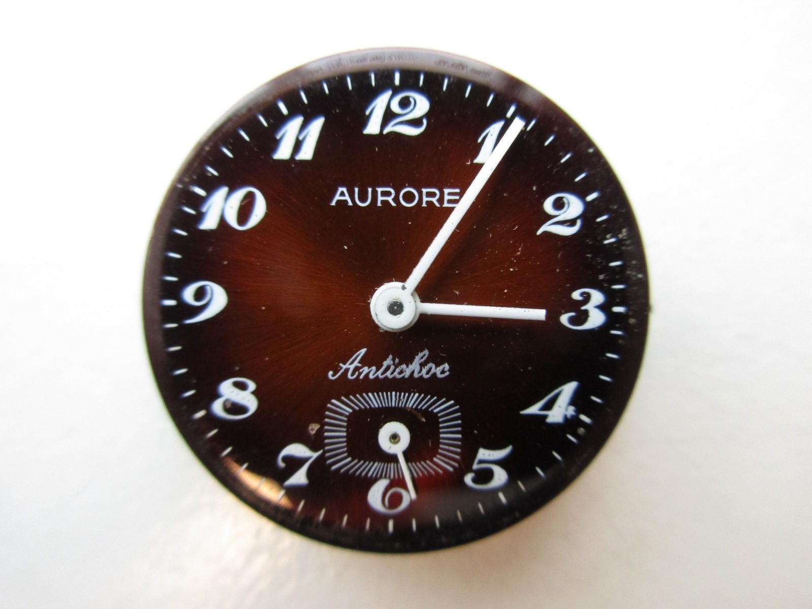 FE France Ebauche cal. 233-60 watch movement – Aurore dial – running