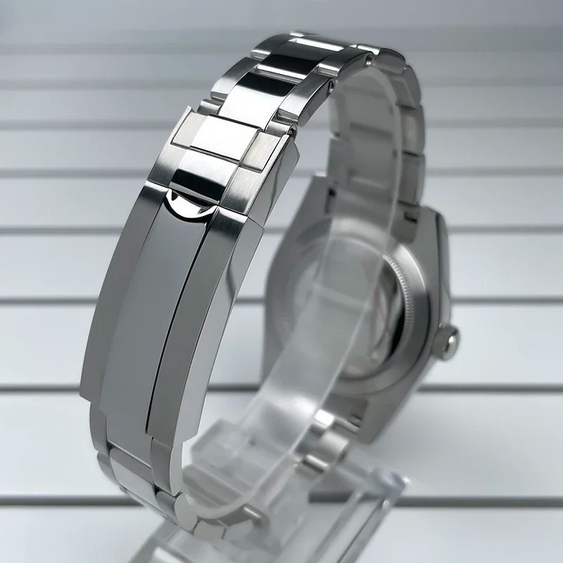 36mm 39mm NH35 Watch Case Fluted Bezel Sapphire Glass Fit NH35 NH36 Movement