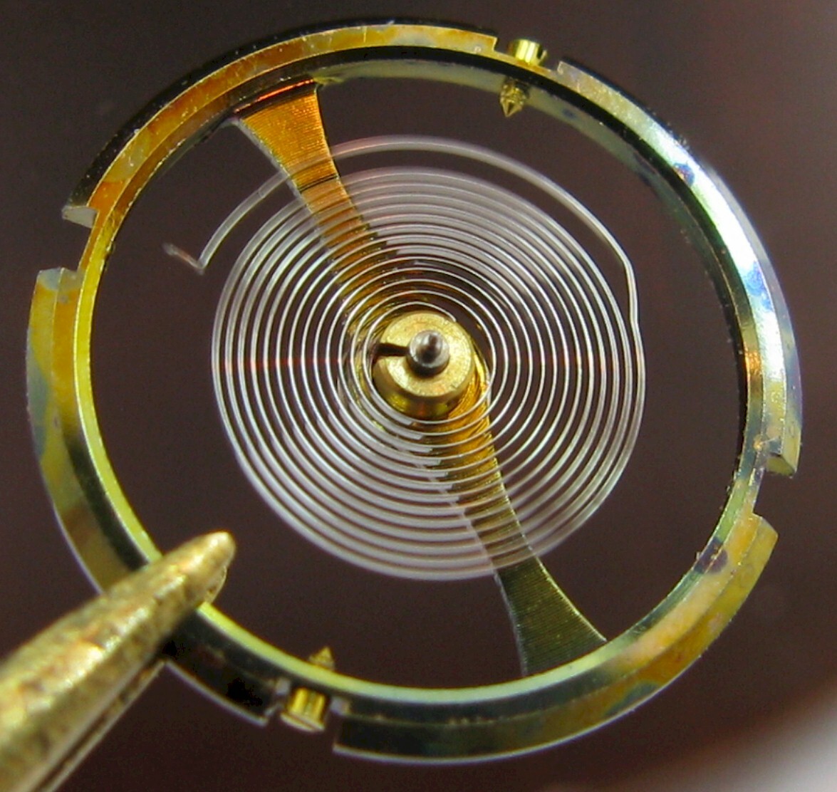 Bulova Watch Movement 10COAC 30 jewels … part complete balance wheel #721