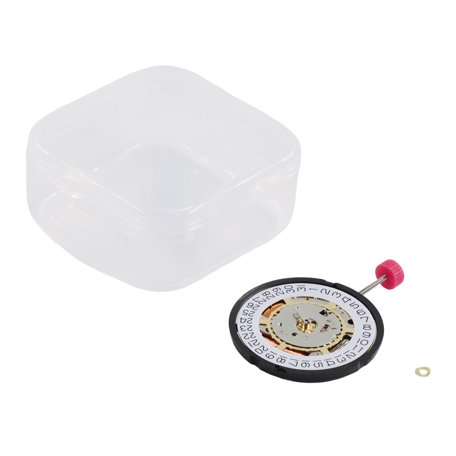 Date @3 Movement With Adjusting Stem & Battery Replacement For Ronda 715 Watch