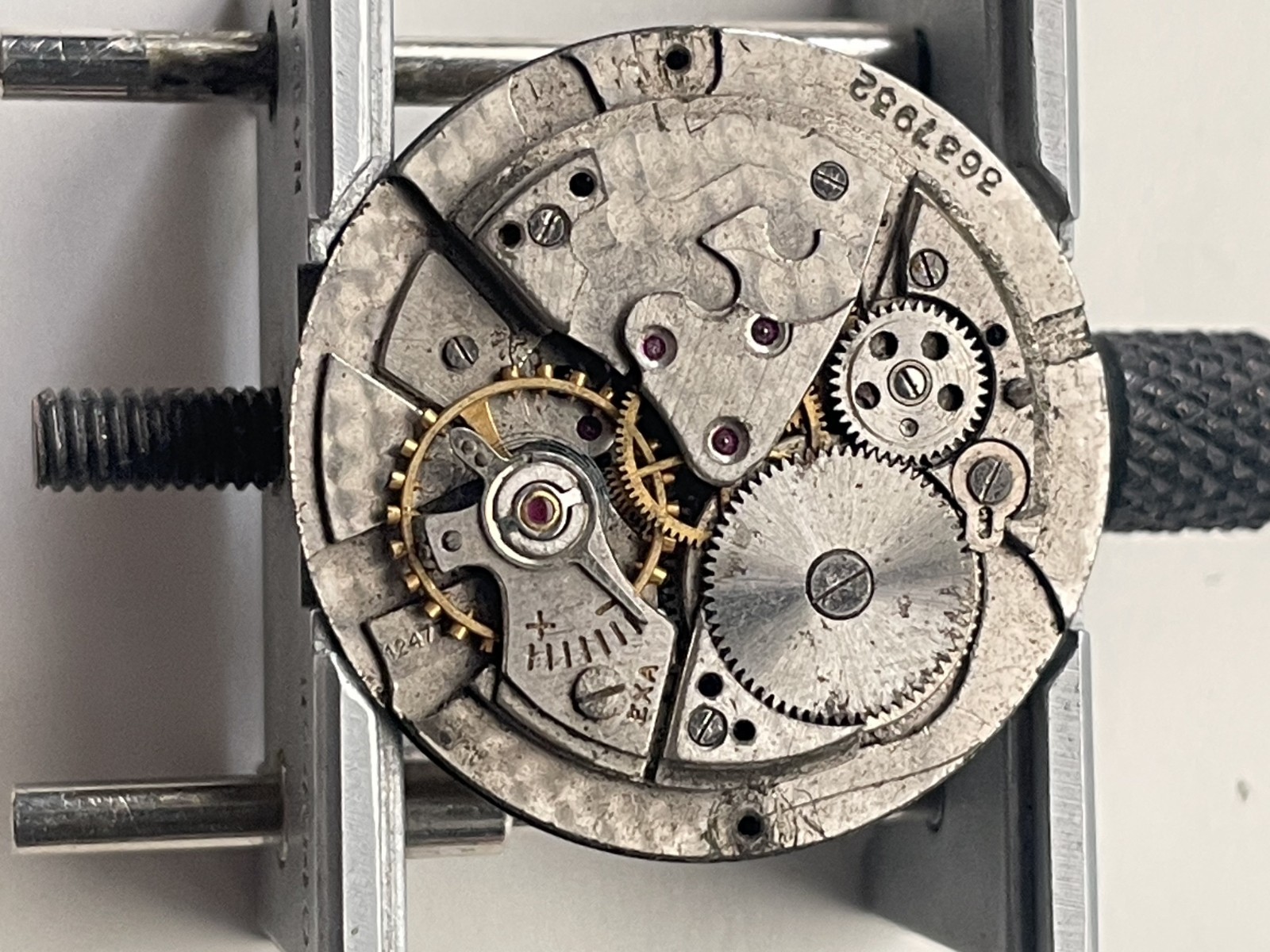 Vintage Eterna Matic Movement Cal 1247T for Parts