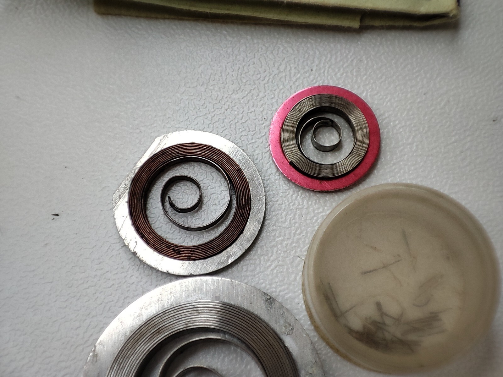 mix watch parts lanco 858, FE 233-60 / 66. , PH, eta 810 and others (rust)