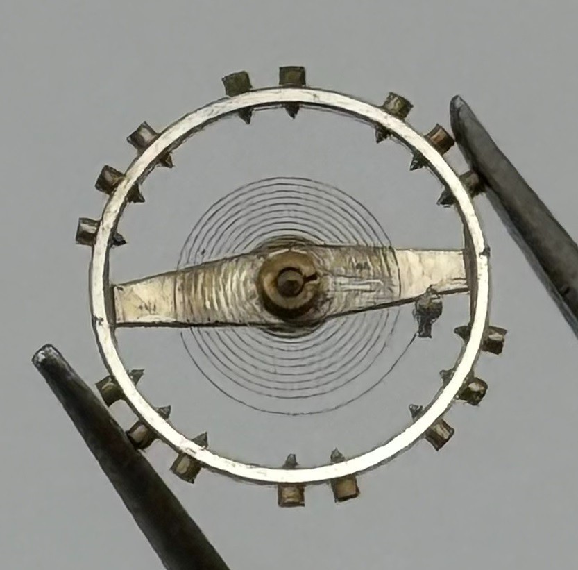 Pierce 861 Balance Wheel Complete And Spring 8¾’’’ 284 Watch Movement Parts NOS