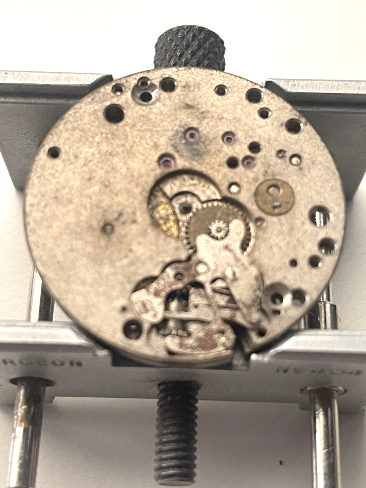 Vintage LWO 1270 Chronograph Movement Missing Parts