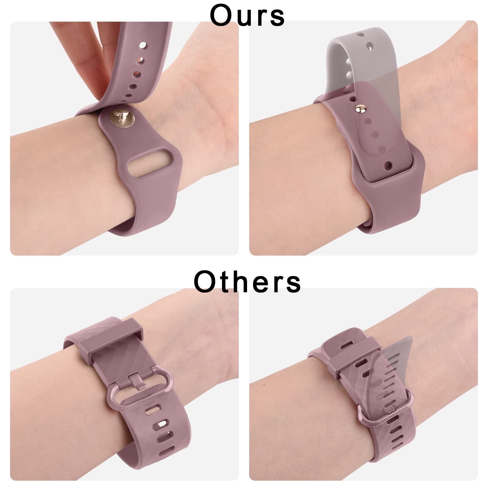 Vancle Bands for Forerunner, Vivoactive 4/Venu 3/Venu 2 – Soft Silicone Sport…