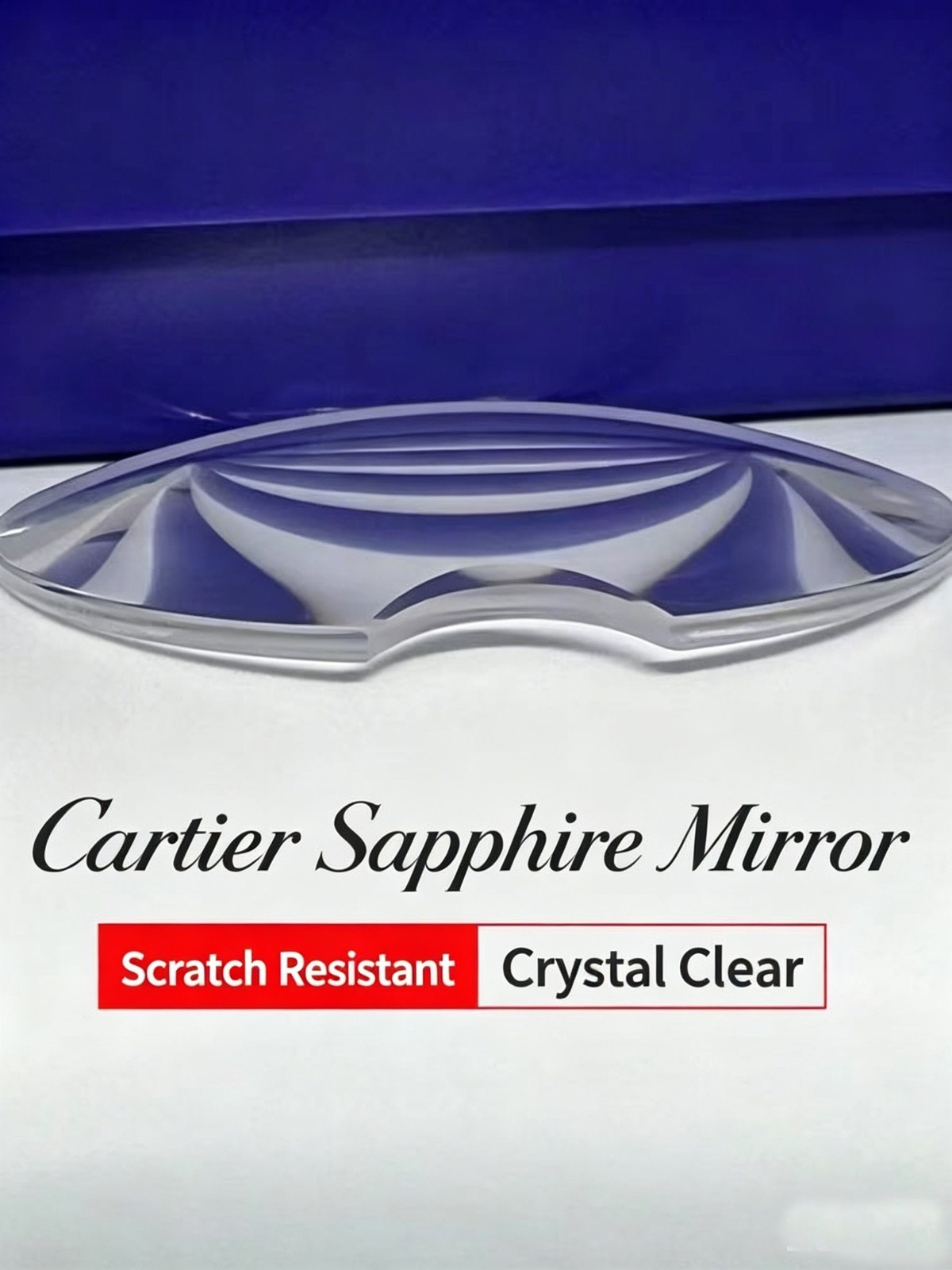 Sapphire Watch Crystal Round Domed Glass Replacement For Dress Watch