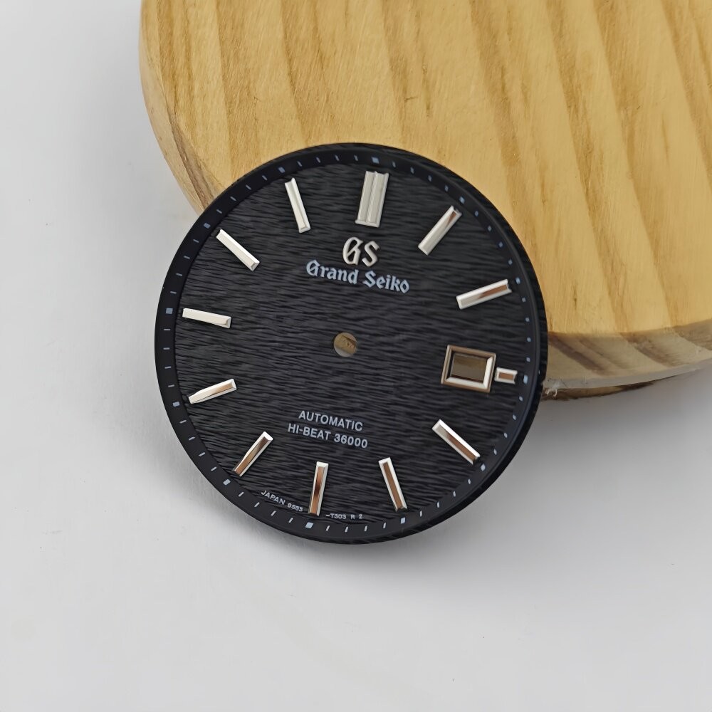 33.5mm GS Horizontal Stripe 3 O’clock Watch Dial No Lume for Nh35 Movement Parts