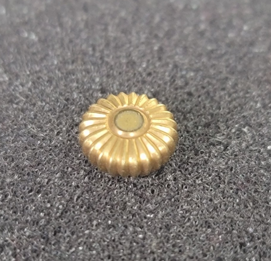 Vintage Pocket Watch Crown Gold Filled 8mm Diameter 4mm Height 5mm Opening F29d