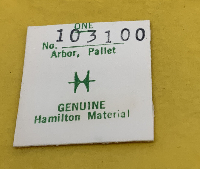 Hamilton 103100 Discontinued Pallet Arbor Size 10 Grades 917-921 NOS