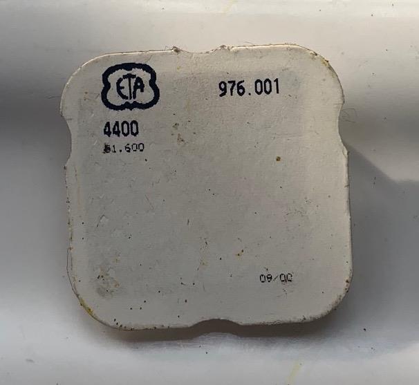 VINTAGE watch parts – ETA – 4400 – 976.001 – Watchmakers spares