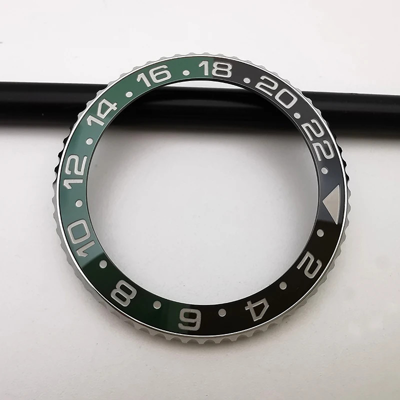 Ceramic Watch Bezel Insert Fits Rolex GMT Master II Sprite 126720VTNR
