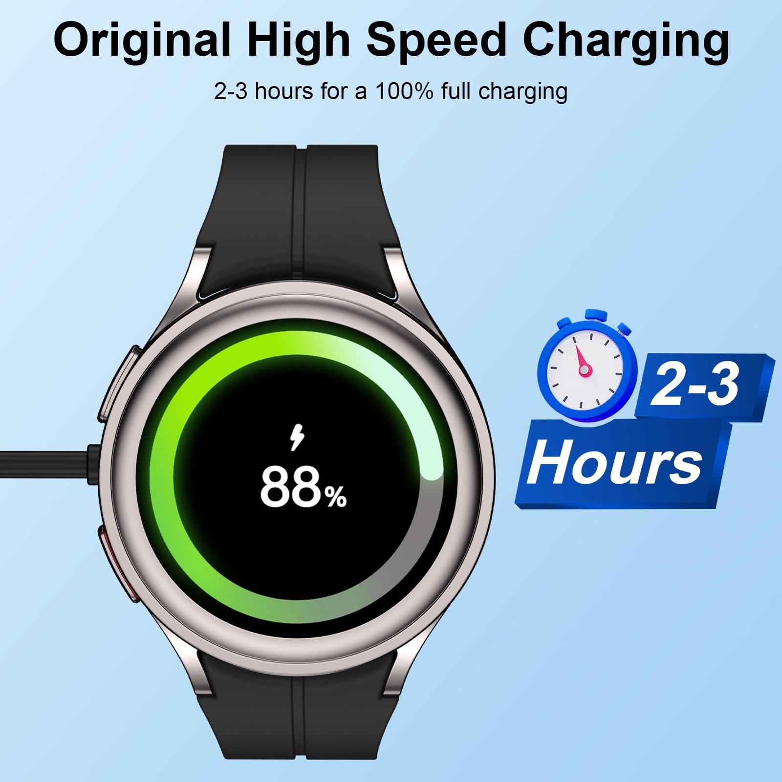 Samsung Watch Charger for Samsung Galaxy Watch 8/8 Classic/7/6/Ultra/FE