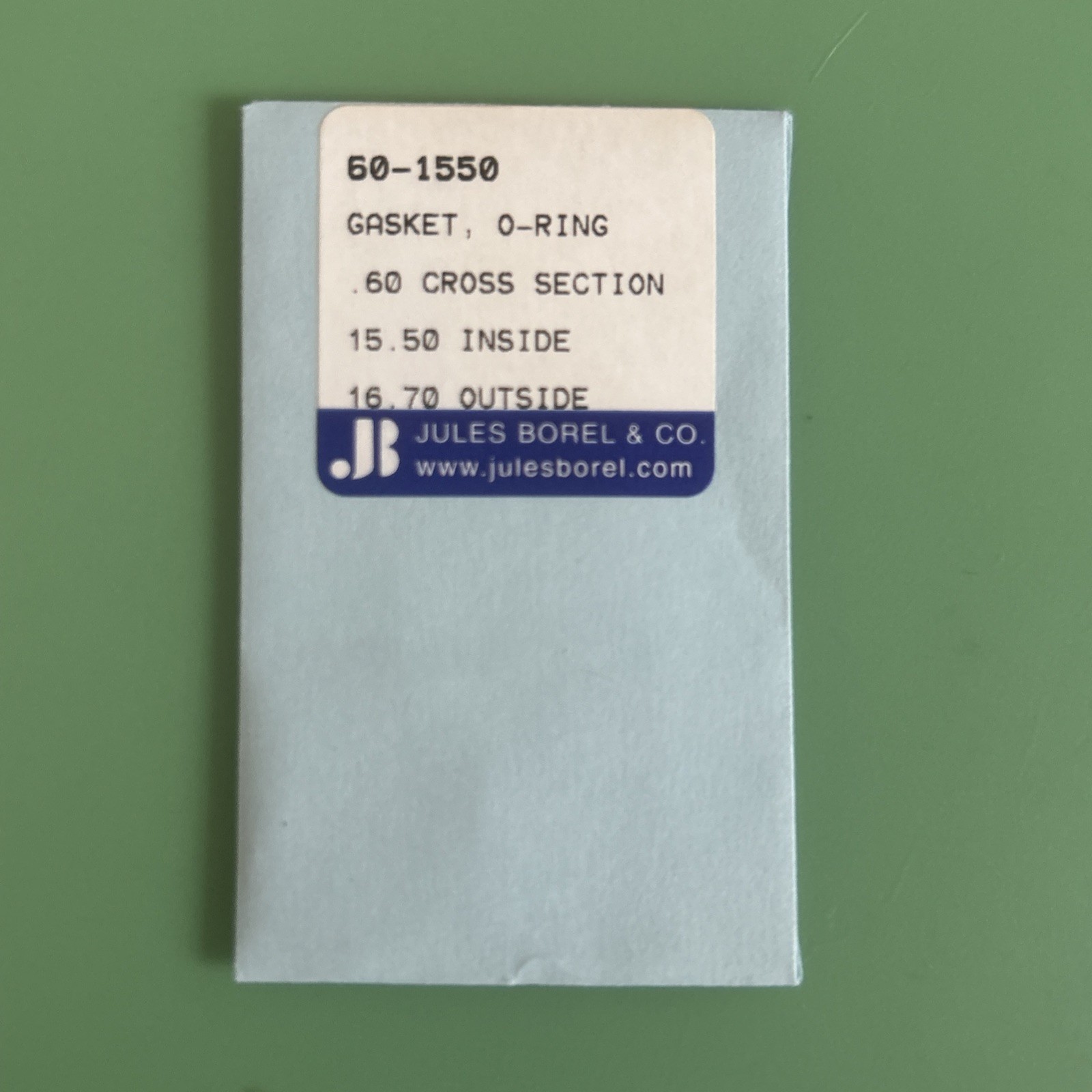Borel – O-Ring Caseback Gaskets – 60 Series -.6mm Cross Section -14.5-34mm ID