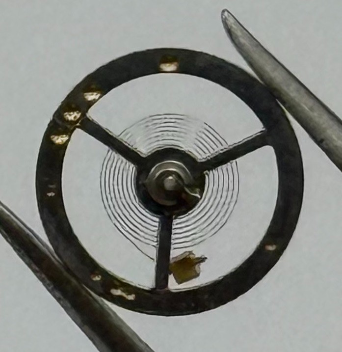 OC 1 a dgt Balance Wheel Complete And Spring 8¾’’’ 1533 Watch Movement Parts NOS