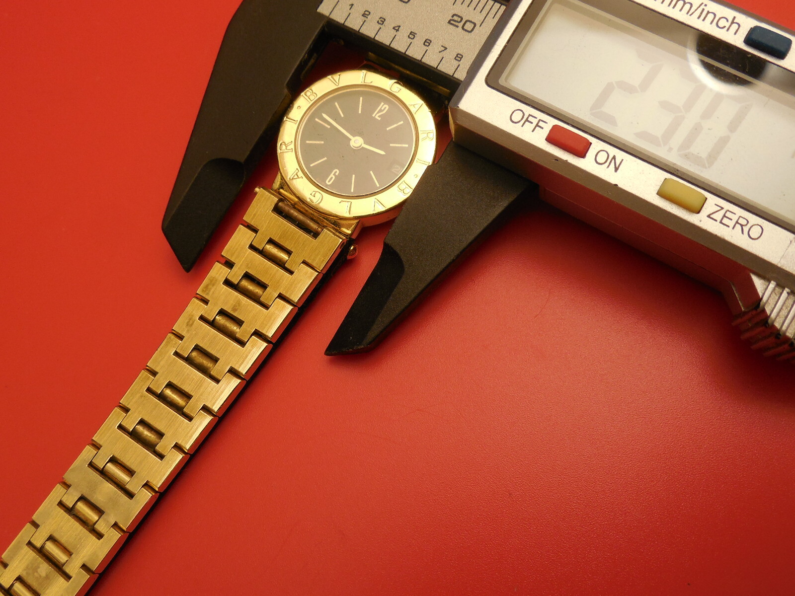 GENUINE BVLGARI FULL SOLID 18K GOLD 11MM LINK FOR BB23GGD 14MM BAND BRACELET