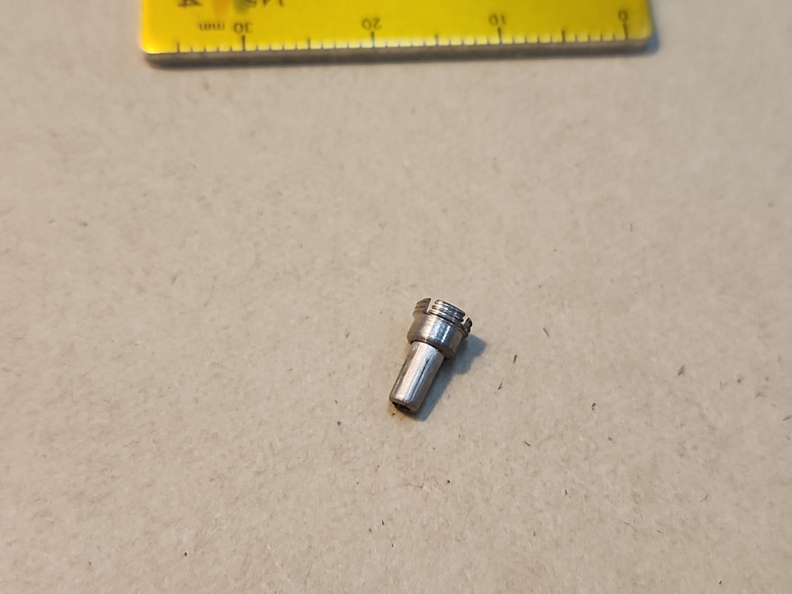 NOS American Pocket Watch Threaded Case Sleeve-4.2×7.55mm Parts Spares