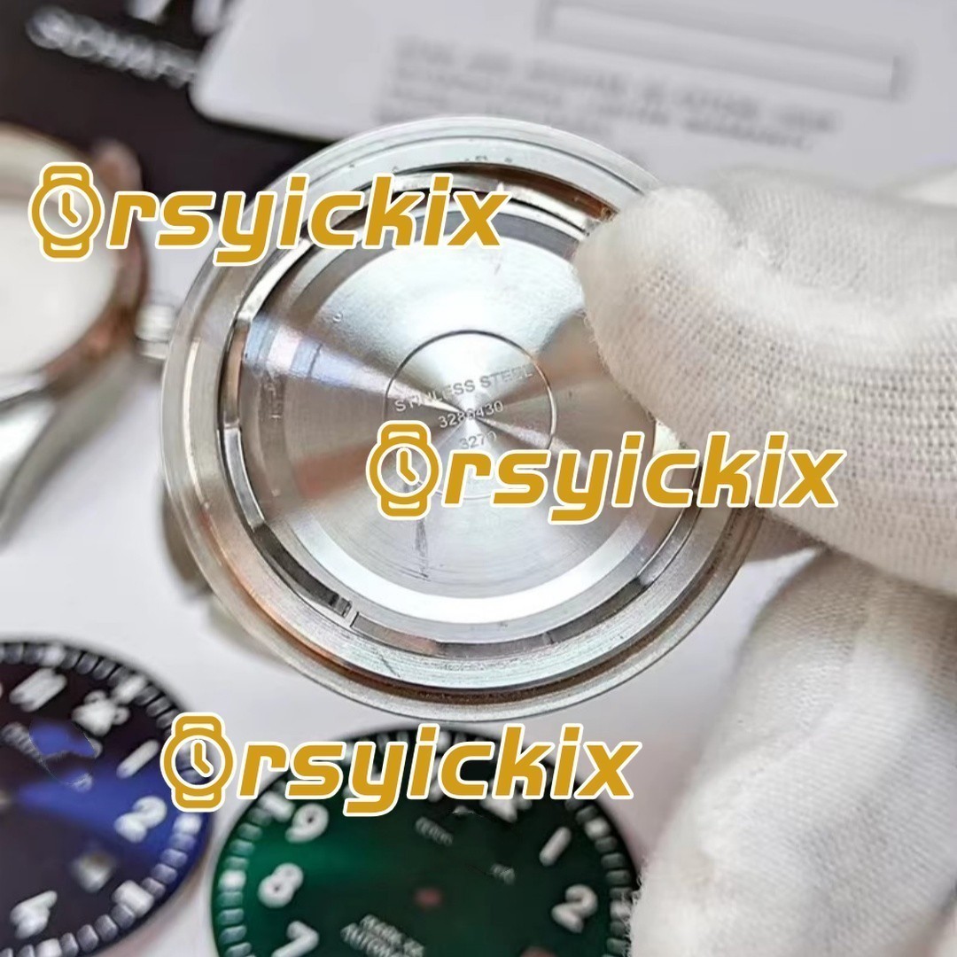 40mm Stainless Steel Case + Leather Strap Mark 20 For ETA2824 No Movement