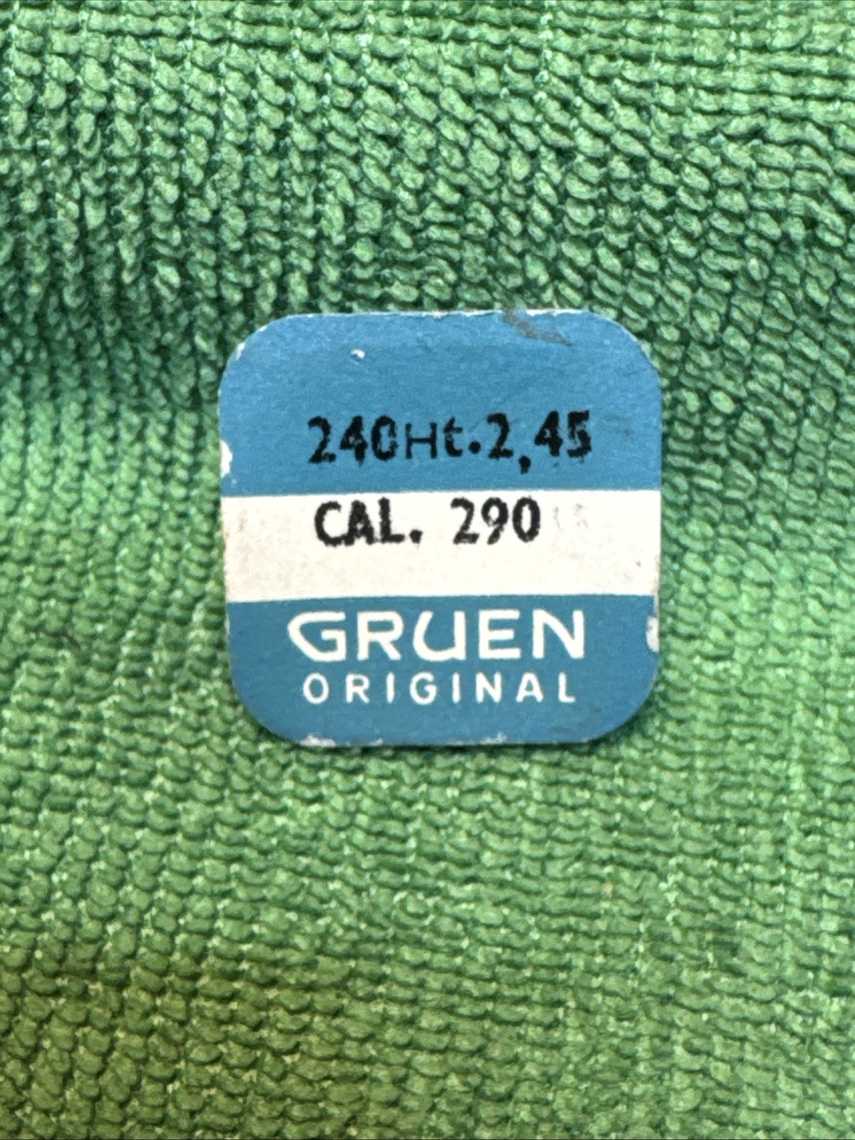 Genuine Gruen Cal. 290 Part# 240 Ht. 2.45