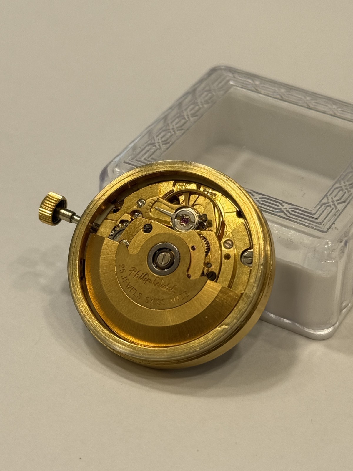 Movement Philip Watch Eta 2834-2 Automatic Swiss Made 25 Jewels Running