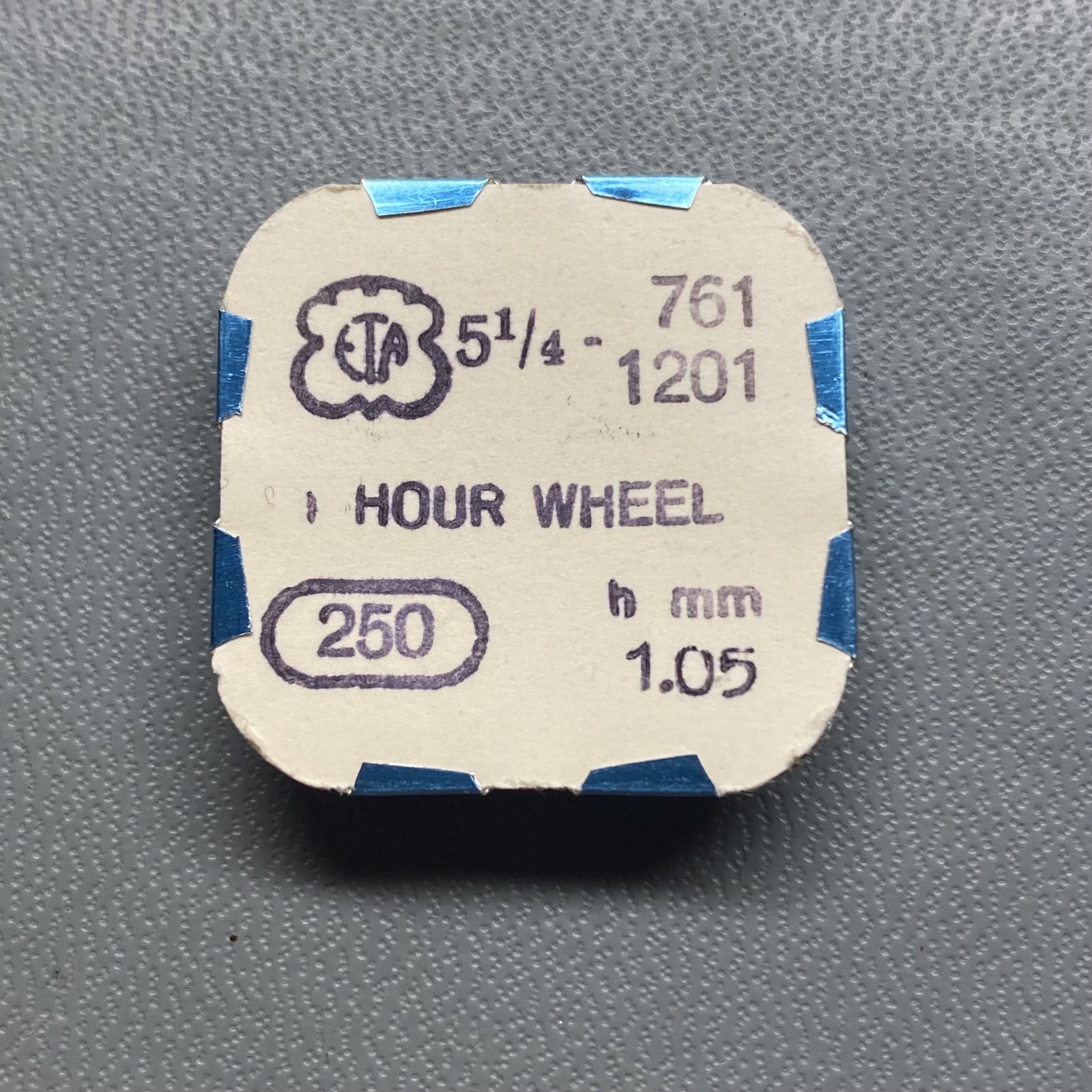 Genuine ETA Hour Wheel Cal. 5 1/4 – 761 1201 Part 250 NOS