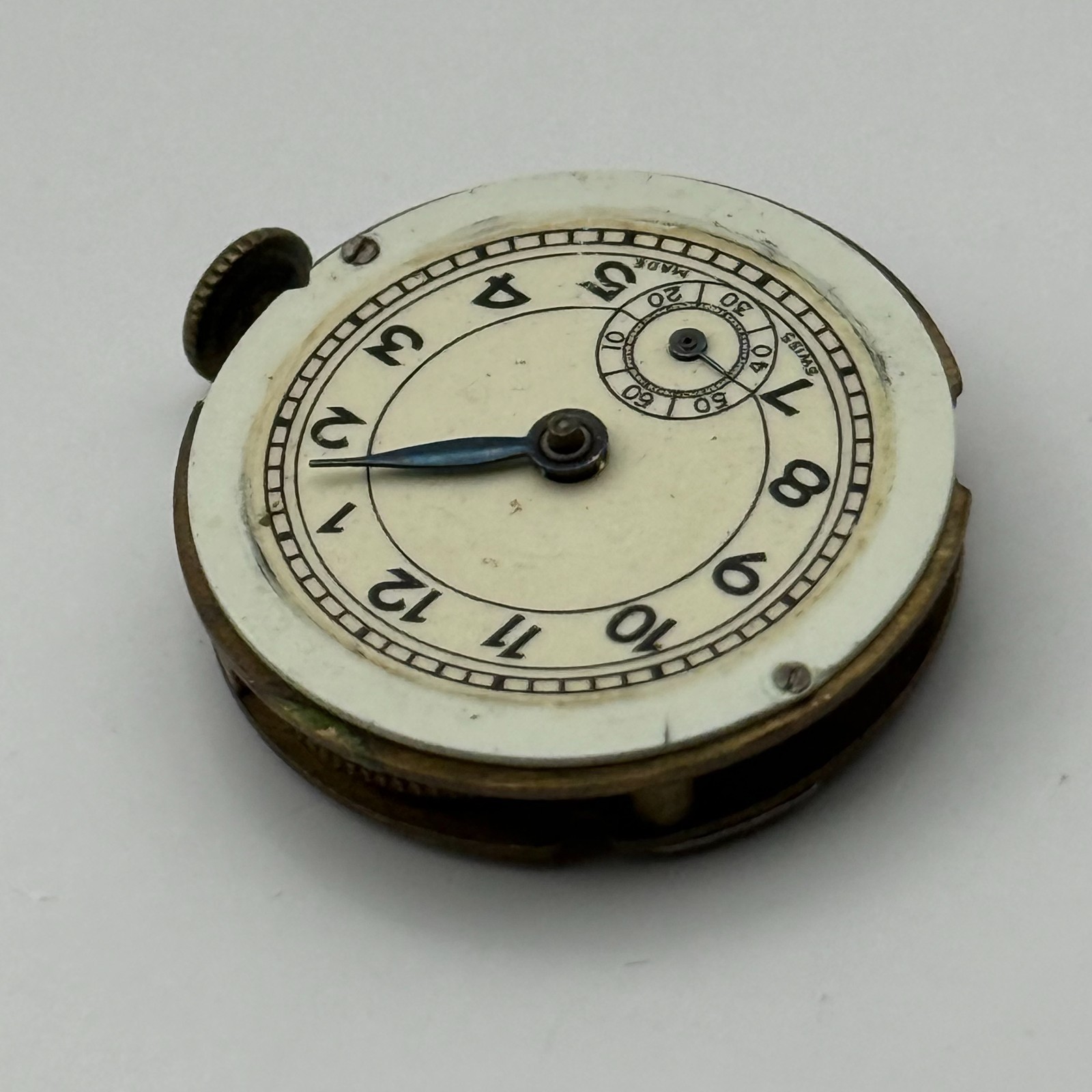 Ebosa Watch Movement Sub Seconds Swiss Manual Wind Vintage Parts Repair 21.9mm