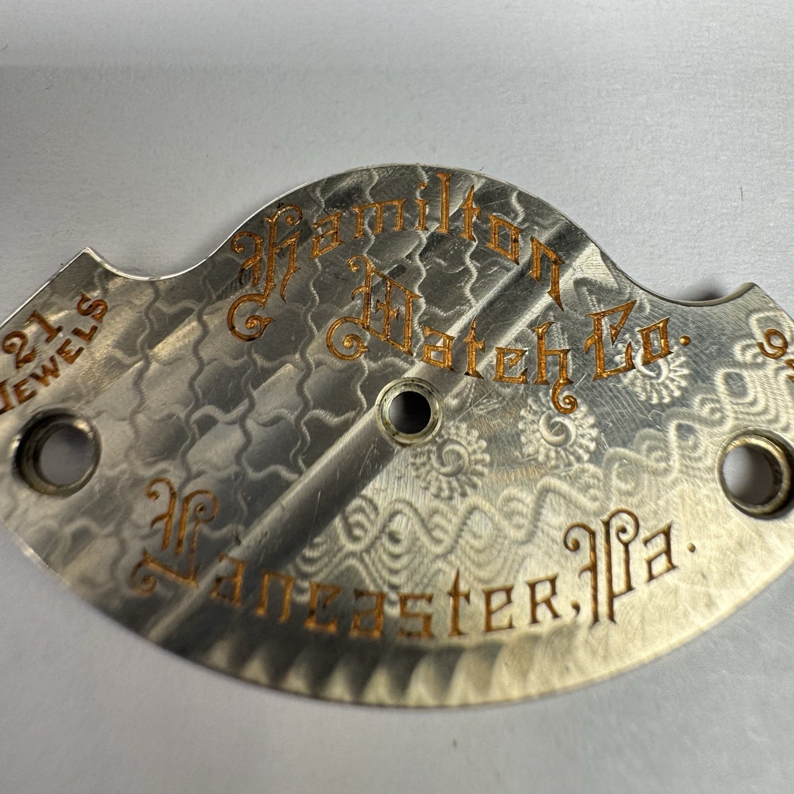 Hamilton Grade 940 18s 21J Pocket Watch Movement For Parts