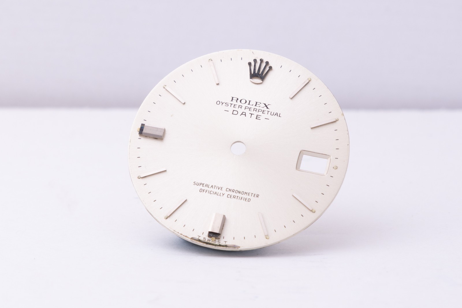Rolex Date Silver Fat 6-9 Index Dial for model 1500 FCD30398