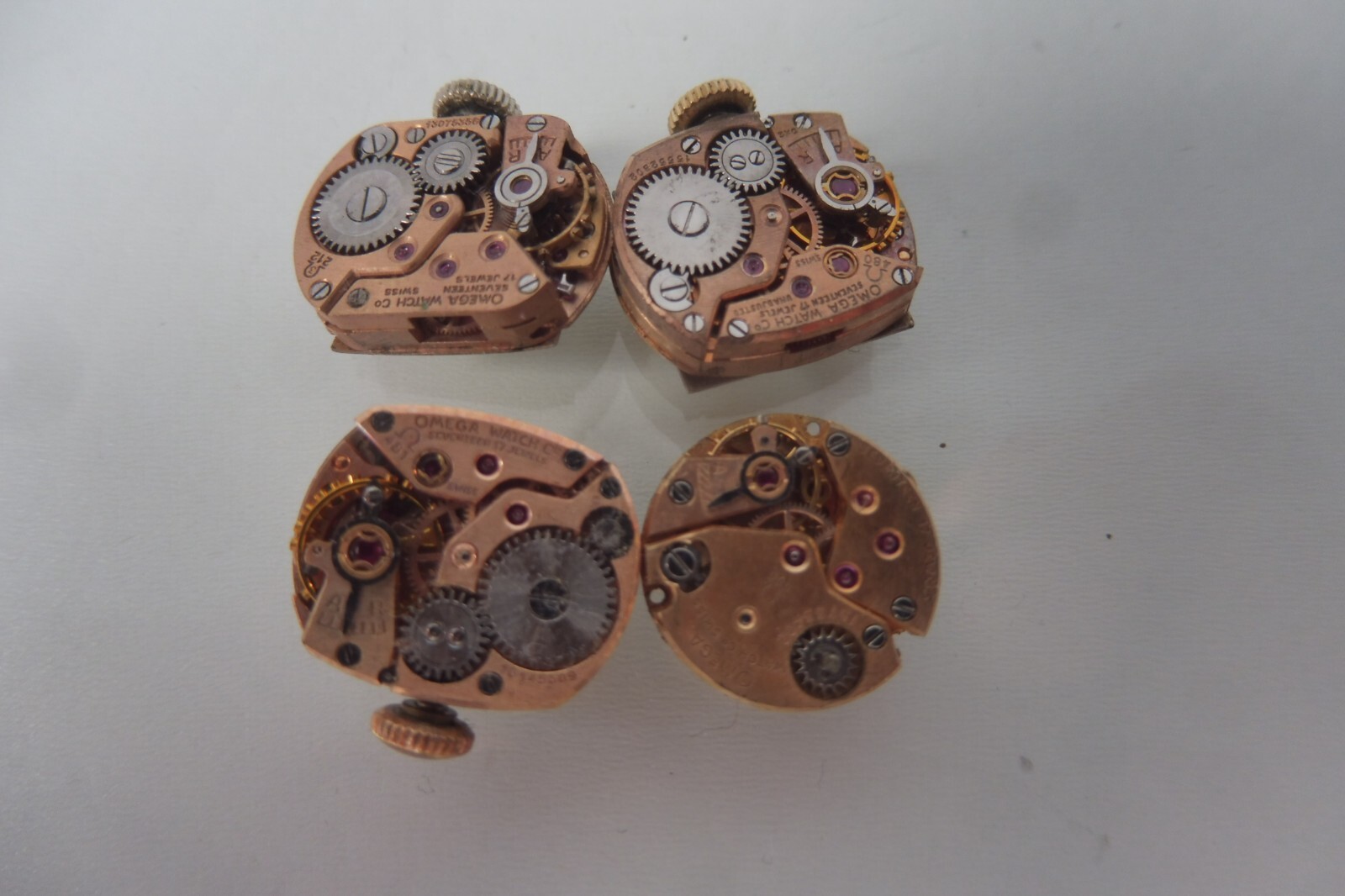 4 OMEGA – Watch Mechanism, Beautiful, Old Wristwatches, Women, Manual Winding