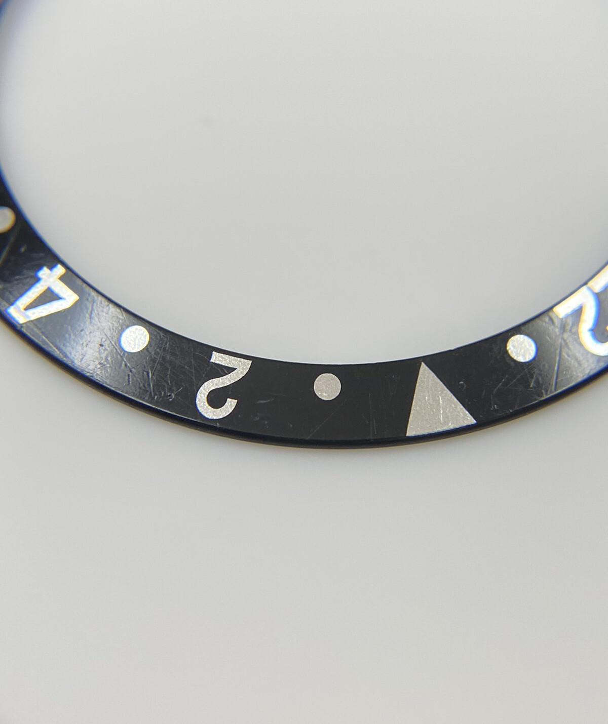 Genuine Rolex GMT Master II Sapphire Model Black Bezel Insert 16700 16710 16760