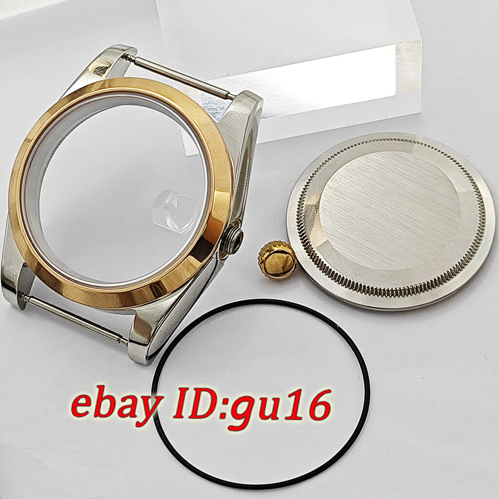 36mm 39mm watch case rose gold silver fit NH35 Miyota 8215 ETA 2824/2836 DG2813