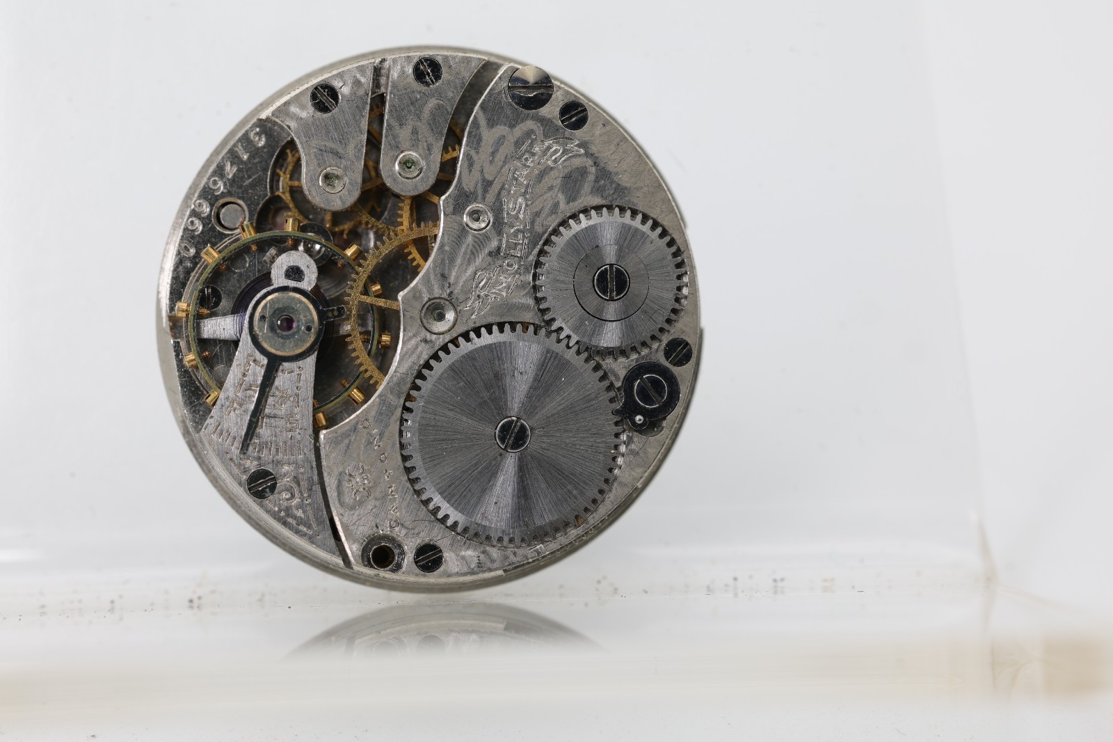 HAMPDEN MOLLY STARK TRENCH 3/0s 7j 3176660 WRIST WATCH MOVEMENT FOR REPAIR (JU)