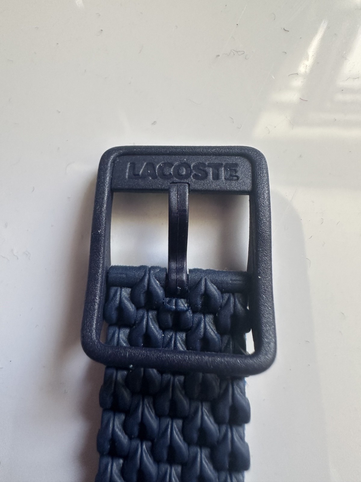 New Strap / Band / Bracelet for Lacoste Watch in Blue Resin 18 mm