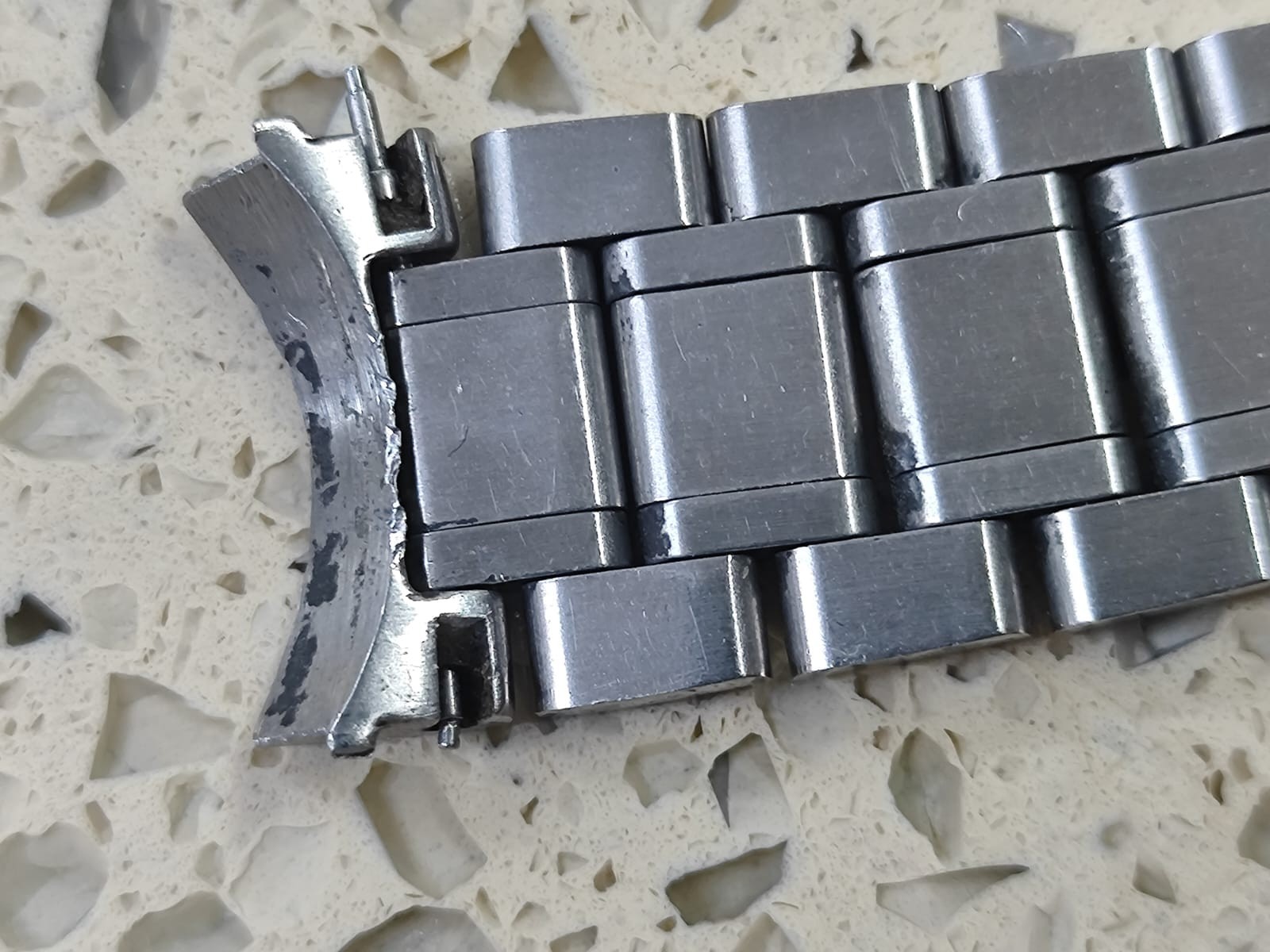 Longines Admiral Chronograph Automatic Part bracelet 20mm without one end link