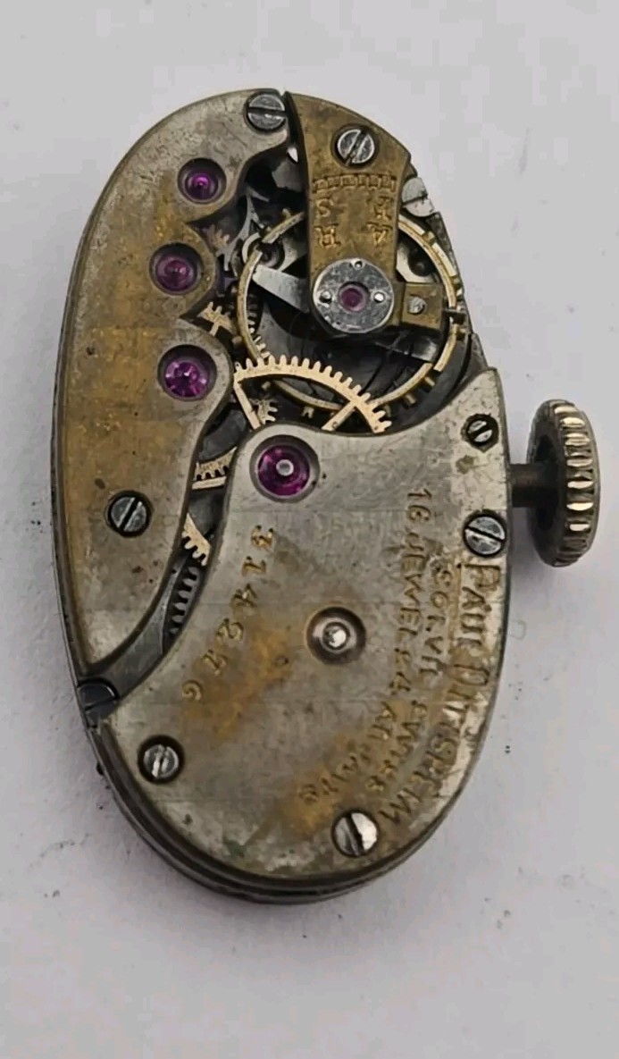Antique Paul Ditisheim Ladies Movement 16j 26.5mm X 15mm As Is J26