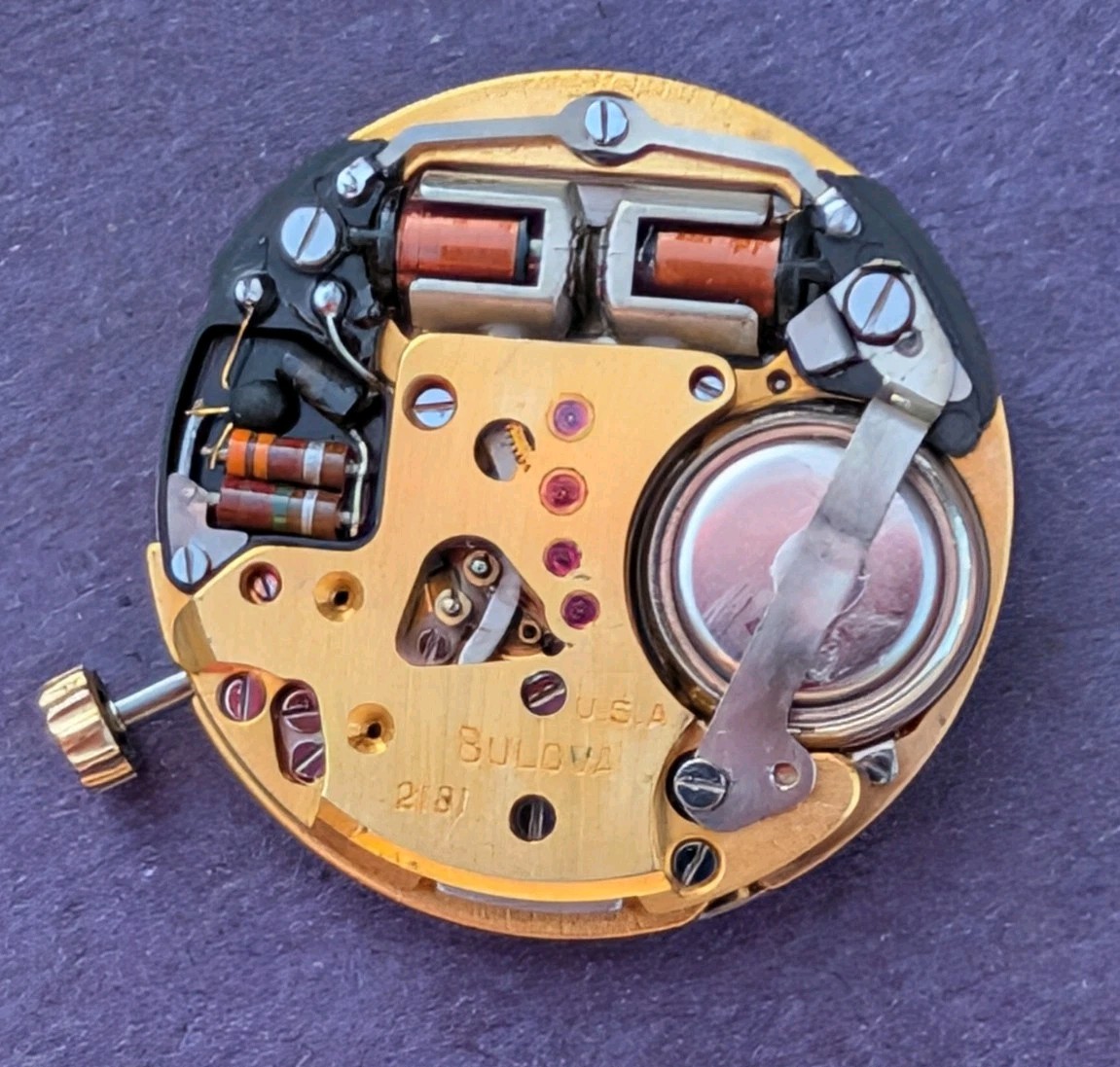 Genuine Gents Bulova Accutron (cal 2181) Movement in Running Order