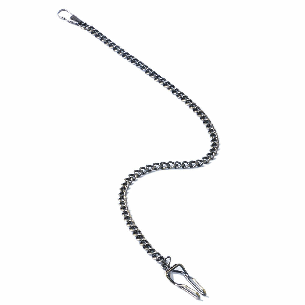 1PCS 38cm Chain Vintage Pocket Watch FOB Bronze/Silver/Gold/Black with Belt Clip